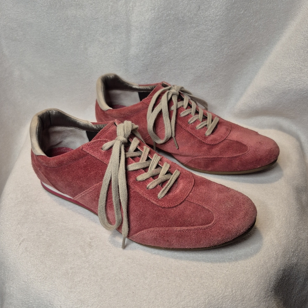 LAST CALL! Cole Haan Nike Air Red Suede Lace Up Casual Sneaker SIZE 9B